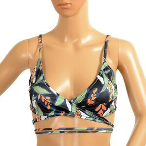 Hugo Boss Women's "Bralette Blooms" Floral Wrap Around Swimsuit Top US S IT 40
